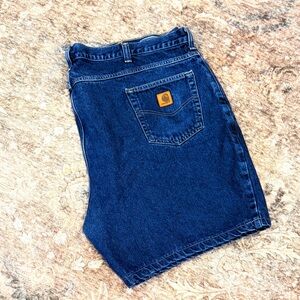 Carhartt Men’s Denim Shorts Size 42 – Rugged Workwear Blue Jean Shorts
